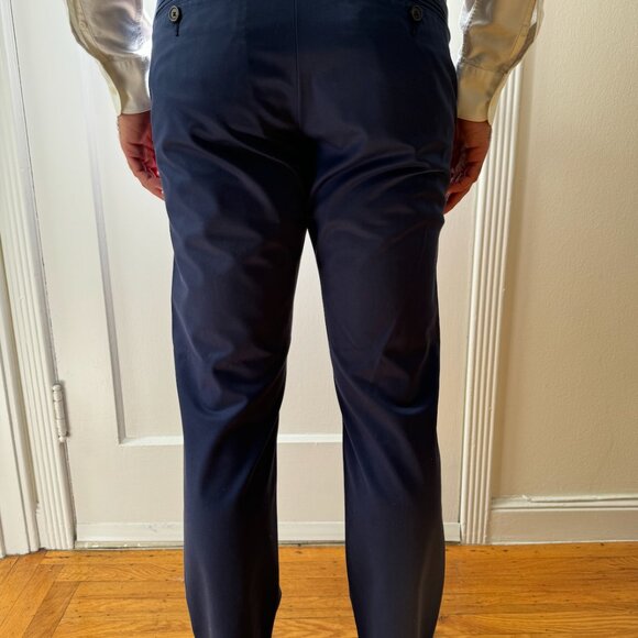 Bonobos Weekday Warrior dress pants - Monday True Blue - Picture 2 of 8
